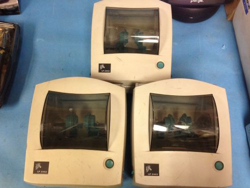 Zebra LP 2443 Thermal Label Printers ***LOT OF 3***