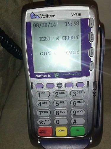 Moneris VeriFone Interac Machine