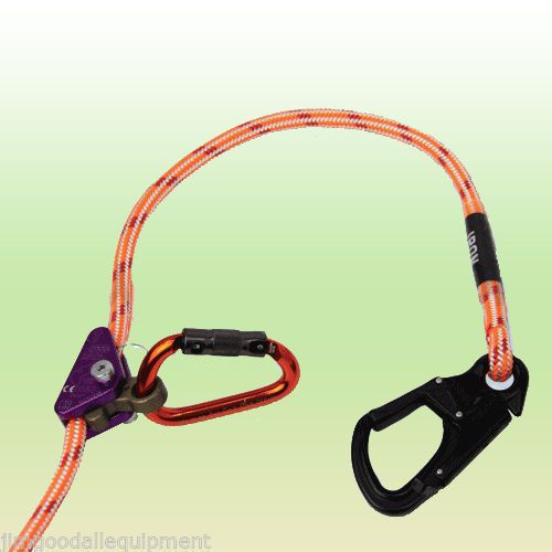 Tree climber positioner lanyard kit,10’ flipline,auto-locking carabiner for sale