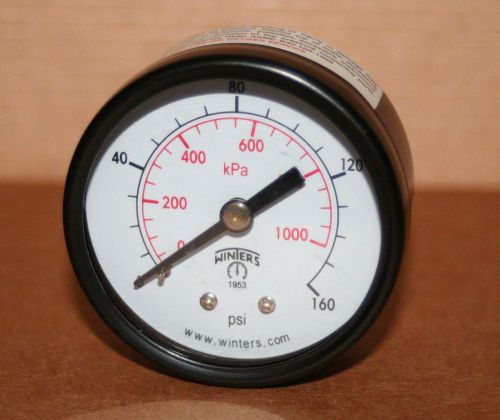 160 PSI   PRESSURE GAUGE  2IN DIAL 1/8&#034;NPT   WINTERS