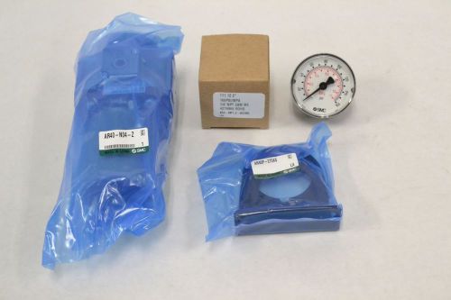 NEW SMC AR40-N04BG-Z 7-125PSI 1/2 IN PNEUMATIC REGULATOR B292490