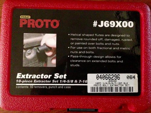 Bolt Extractor Socket Set 10 Piece Damaged Nuts Helical Shaped Flute J69x00