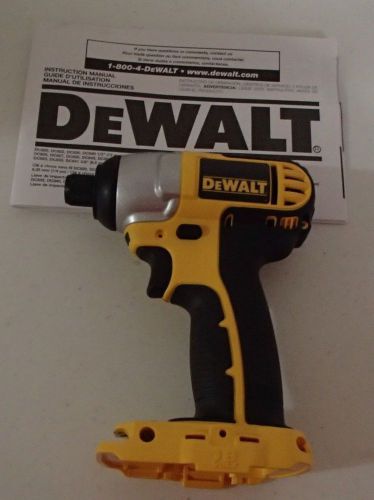 BRAND NEW DEWALT 18V 1/4 INCH CORDLESS IMPACT DRIVER MODEL DC825 BARE TOOL