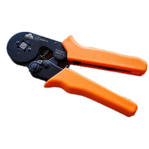 Self-Adjusting Ratchet Structure 4 Mandrel Crimping Style Crimpers Pliers 175 mm