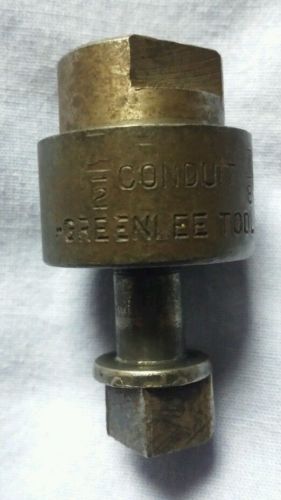 Greenlee Tool Rockford 1/2&#034; Conduit 7/8&#034; Diameter Cutter Knockout Punch Dye