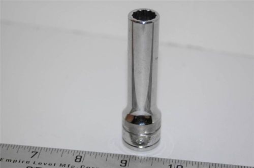 Snap on 7/16&#039;&#039; 12 point deep socket 1/2&#039;&#039; drive s141a aviation tool exc cond for sale