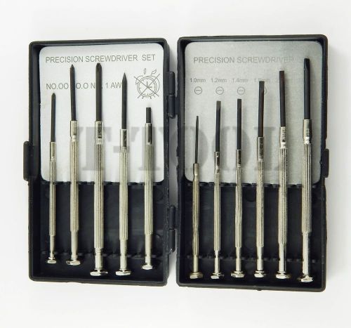 11PC PRECISION SCREWDRIVER SET JEWELLERY GLASSES WATCH LAPTOP/DESKTOP REPAIR