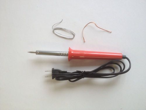 40W Professional Soldering Iron Kit (Solder Iron 40W+15&#034; solder wire+ 4&#034; wick)