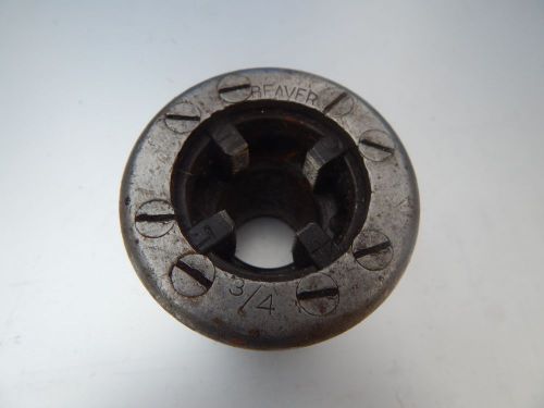 &#034;BEAVER  -3/4&#034; Pipe Threading Die for # 2 Ratchet