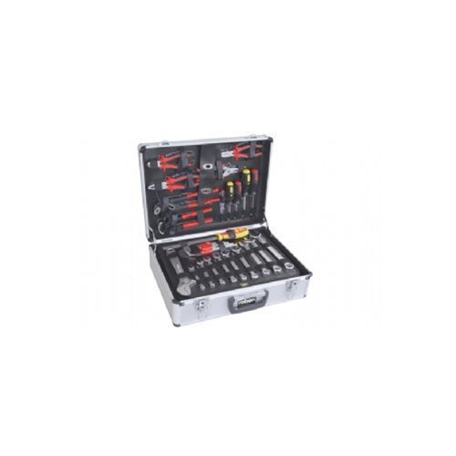 Rolson 127pc tool kit in aluminium storage case screwdriver hammer diy (36830) for sale