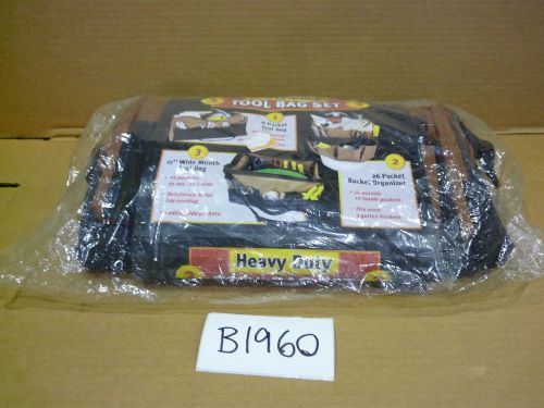 Heavy duty tool bag set (nos) for sale