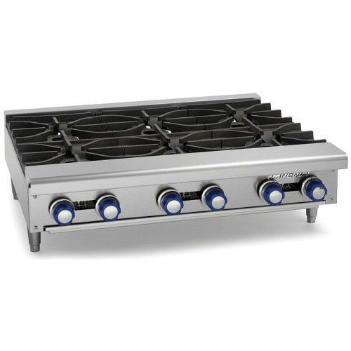 NEW IMPERIAL 12&#034; SINGLE OPEN BURNER GAS HOT PLATE IHPA-1-12 RANGE 28,000 BTU