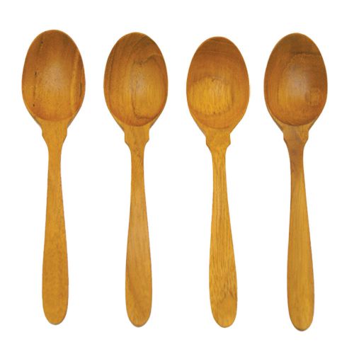 Be Home Teak Coffee Spoon Set of 4