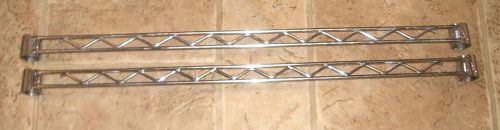 2 metro shelfing super erecta 30&#034; hanger rails for sale