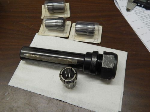 Erickson DA400 Collet Chuck Extension w/ 4 New Collets