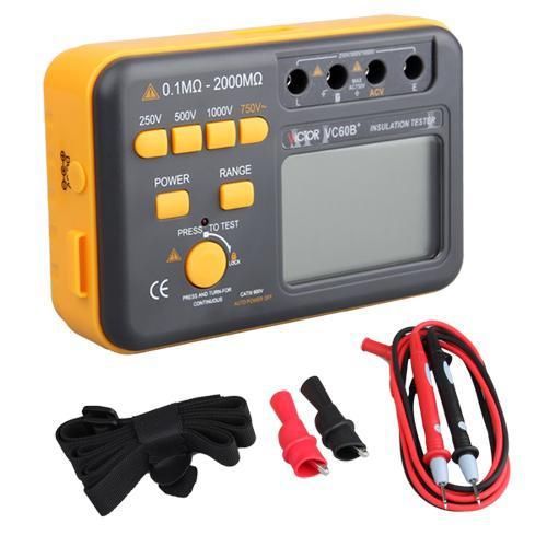 Vc60b+ insulation resistance tester meter megohmmeter for sale