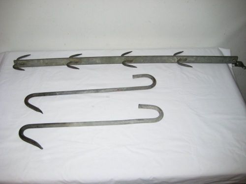 Commercial Butcher&#039;s Meat Hooks &amp; Meat Hanger Galvanized Steel