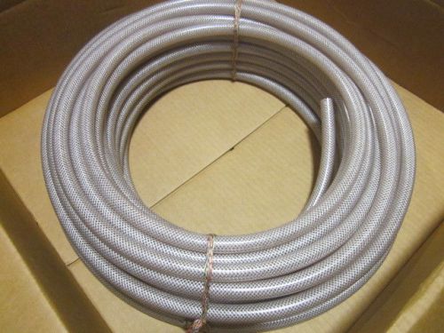 100&#039; FOOT NONMETALLIC PLASTIC POLYVINYL TUBING 0.375&#034; ID 318CFG, 13229E0774 NEW