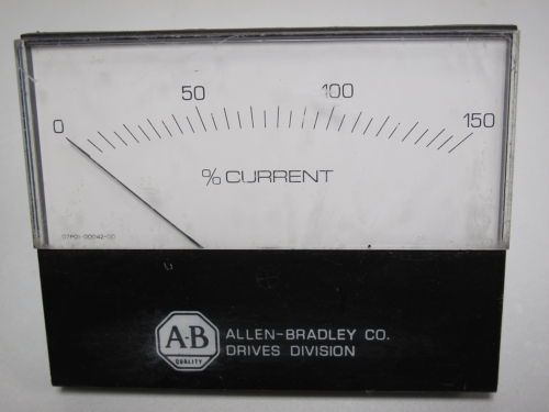 Allen bradley drives division percentage current meter for sale