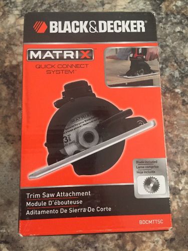 Black &amp; Decker Matrix Quick-Connect System - Trim Saw Attachment