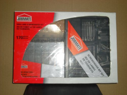 170 Piece Drill and Screwdriver Bit Set