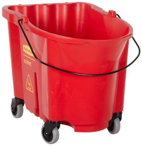 Rubbermaid Commercial FG757088RED WaveBrake Bucket  35-Quart Capacity  Red