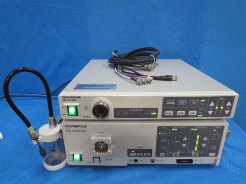 Olympus CV-240 Endoscopy Processor with EVIS CLV-U40 Light Source -Clean System!