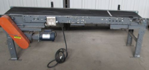 BELT CONVEYOR  12&#034;BELT  X 7 FT LONG