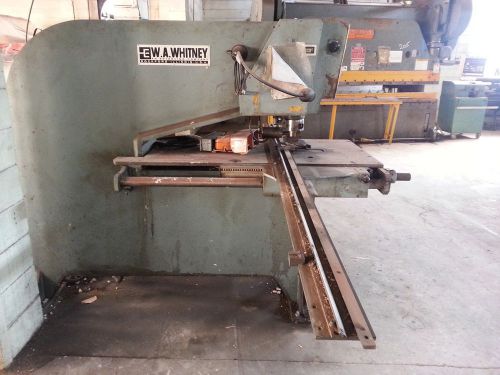 WA Whitney 630 fabricator punch press loaded tooling wow look!