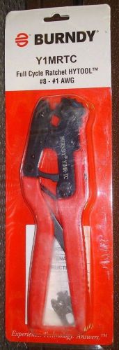 Burndy Manual Ratcheting Crimper, #8 AWG - #1 AWG, Y1MRTC