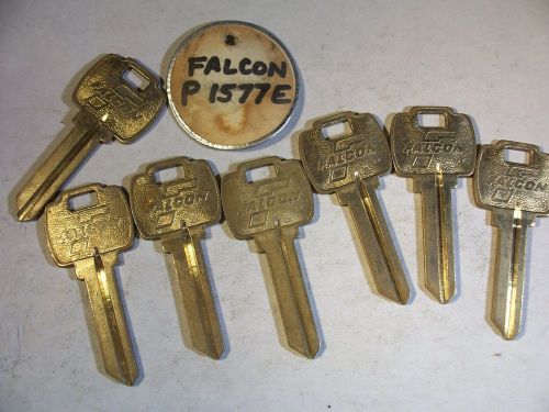 7    VINTAGE   ORG  FALCON  P 1577E    6 PIN   KEY BLANK   UNCUT