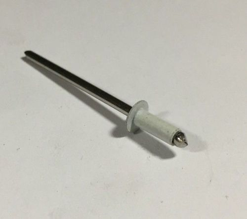 300 stainless steel 43 pop rivets 1/8&#034; x 3/16&#034; 250 pcs bone white for sale