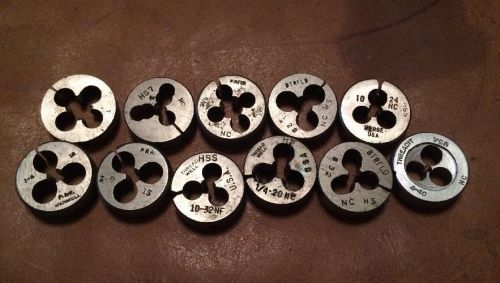 11 ~ HSS  HS 1&#034; - 16NC  Adjustable Round Die THREADWELL MORSE BTEDLD WINTER P&amp;W