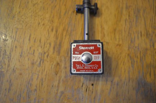 STARRETT NO 657 MAGNETIC BASE INDICATOR HOLDER