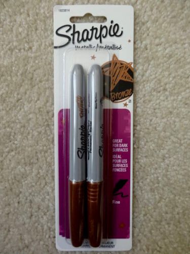 Sharpie Markers - Metallic Bronze - Fine Point - 2 Pack  #1823814