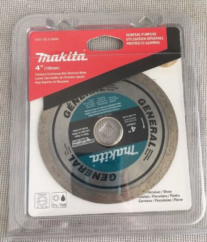 *NEW* Makita A-95065 Continuous Rim 4 inch Tile Stone Diamond Circular Saw Blade