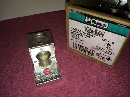 **NEW** PANDUIT LAMA-500 MECHANICAL LUG #4 AWG THRU 500 MCM CU/AL  AL9CU