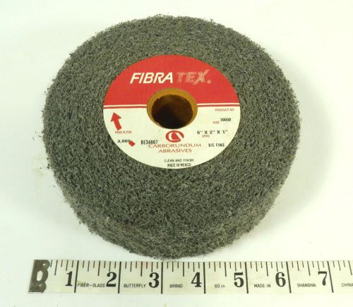 Non-woven Abrasive Wheel  6&#034; x 2&#034; x 1&#034;  3,000 Max. RPM  Fibratex #39682~ (Off7C)