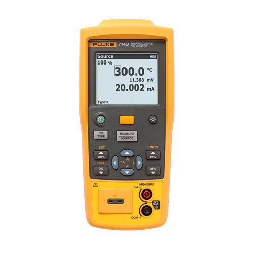 Fluke 714B Thermocouple Temperature Calibrator, 4-20 mA