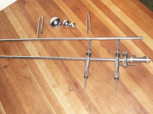 Starret Trammel  35in w/  Ball  Points &amp; Holder C251