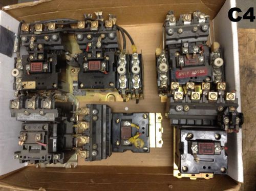 Grab Box of 5 Allen Bradley Motor Starters- Various Models