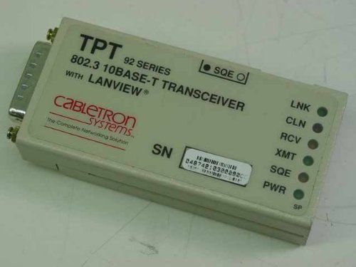 Cabletron TPT 92 Series802.3 10Base-T Transceiver   Lanview