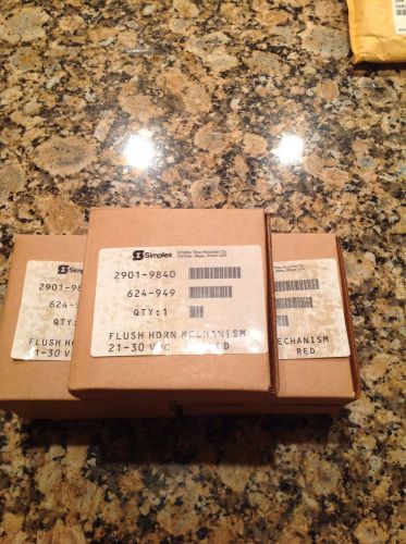 5- New Simplex 2901-9840  Fire Alarm Flush Mount Horns 21-30 VDC