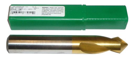 NEW P.T.D. 1&#034; @ 90-DEGREE SPOTTING DRILL HSS TiN COATED USA