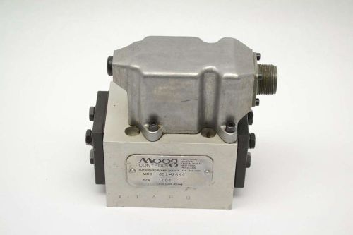 MOOG 631-266C FLOW CONTROL PROPORTIONAL SERVO HYDRAULIC VALVE B405781