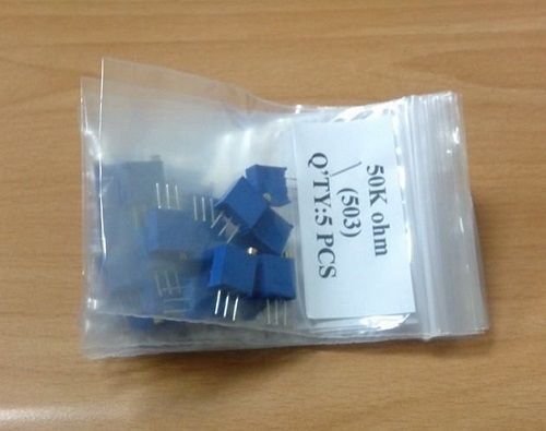 100 to 500K ohm 3296 Multiturn Trimming Potentiometer Kit  12 Values x 5PCS