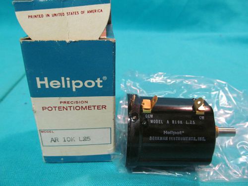 NOS BECKMAN HELIPOT MODEL A R 10K L.25 10 TURN POTENTIOMETER