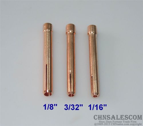 3 pcs 10n23 10n24 10n25 collets tig welding torch wp-17 wp-18 wp-26 for sale