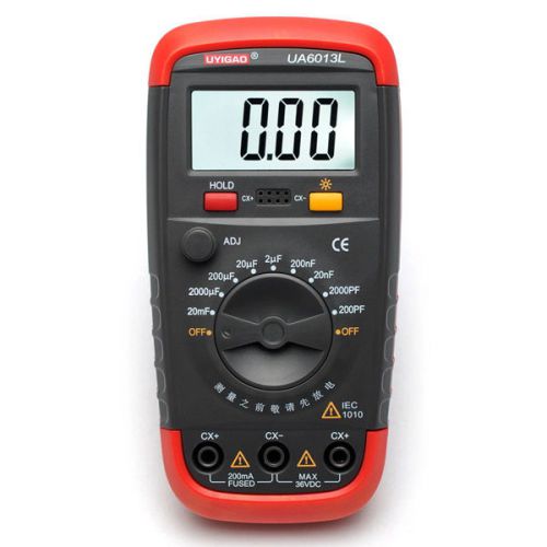 UA6013L Auto Range Digital Capacitor Capacitance Tester Meter Multimeter