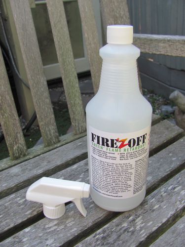 New Fire&#039;z Off Class A Eco-friendly &#034;Green&#034; Fire Flame Retardant Spray 1 quart